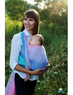 Fular tejido - Llittle Frog - Aurora cube