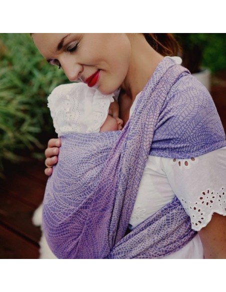 Fular tejido - Little Frog - Liliac Wildness