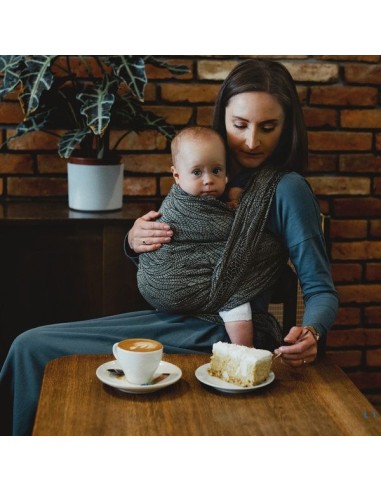 Fular tejido - Little Frog - Night Wildness (lino)