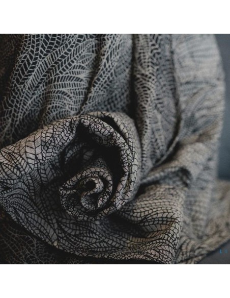 Fular tejido - Little Frog - Night Wildness (lino)