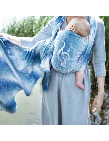 Fular tejido - Lenny Lamb - Symphony clouds