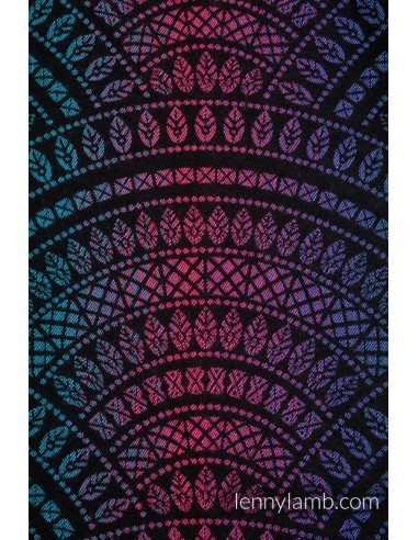 Fular tejido - Lenny Lamb - black opal (merino, seda, cachemira)