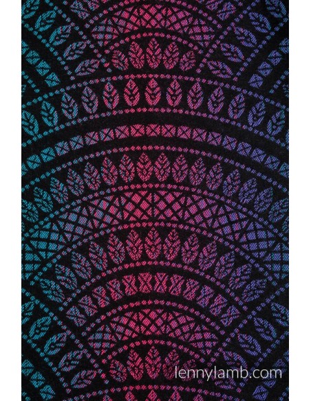 Fular tejido - Lenny Lamb - black opal (merino, seda, cachemira)