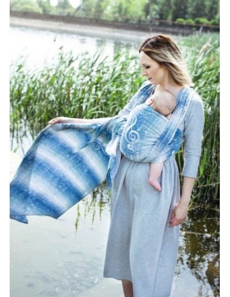 Fular tejido - Lenny Lamb - Symphony clouds