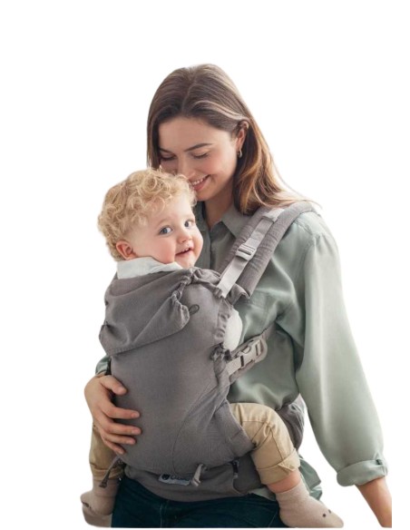 Mochila ergonómica - Quokka Baby - Light grey
