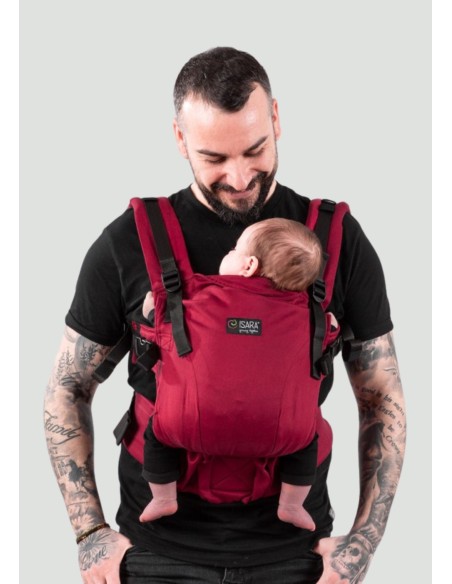 Mochila Ergonómica evolutiva - Isara - The One - Scarlet