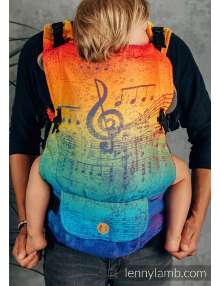 Mochila ergonómica evolutiva - Lenny Upgrade - Rainbow Symphony