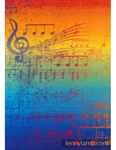 Mochila ergonómica evolutiva - Lenny Upgrade - Rainbow Symphony