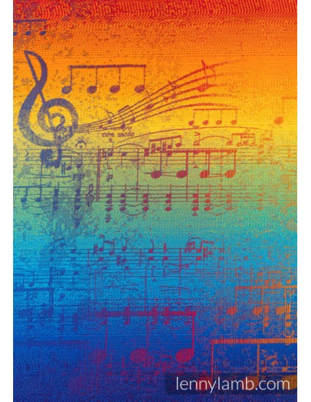 Mochila ergonómica evolutiva - Lenny Upgrade - Rainbow Symphony