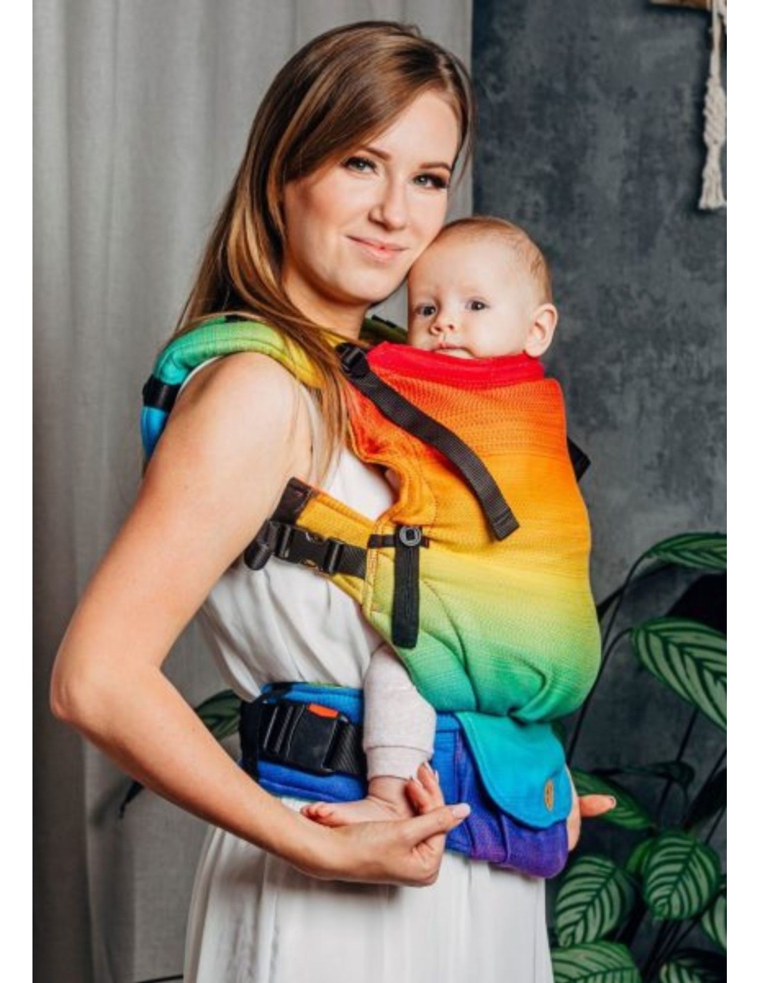 Mochila ergonómica evolutiva Lenny Upgrade Rainbow Baby
