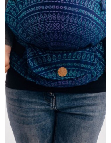 Mochila ergonómica evolutiva - Lenny Upgrade - Peacock´s tale - Provance