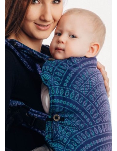 Mochila ergonómica evolutiva - Lenny Upgrade - Peacock´s tale - Provance