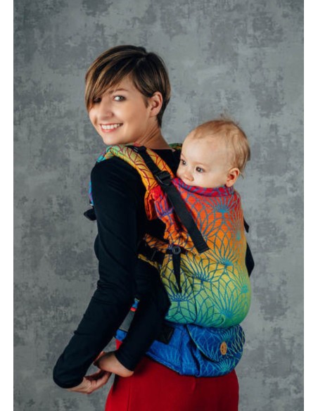 Mochila ergonómica evolutiva - Lenny Upgrade - Rainbow Lotus