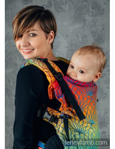 Mochila ergonómica evolutiva - Lenny Upgrade - Rainbow Lotus