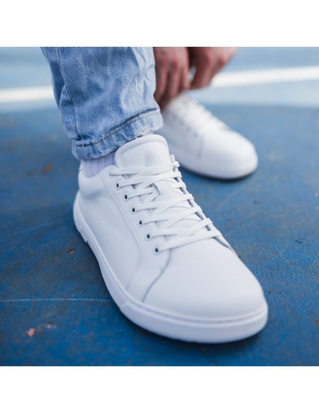 Zapatos Barefoot - Barebarics  - Zoom - all white (vegano)