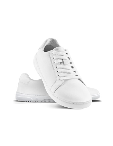 Zapatos Barefoot - Barebarics  - Zoom - all white (vegano)