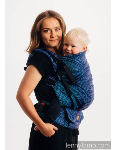 Mochila ergonómica evolutiva - Lenny Preschool - Peacock´s Tail Provance