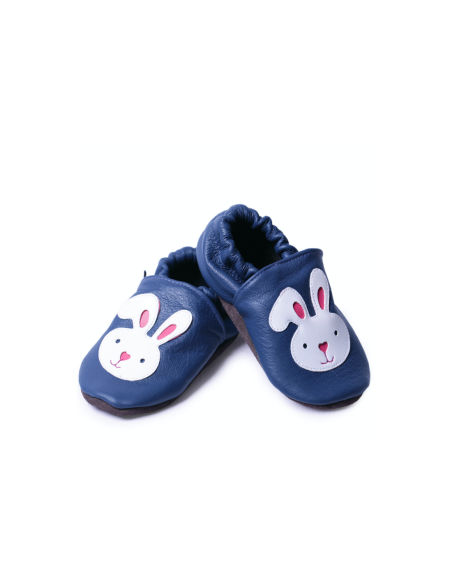 zapatos de cuero - afelo - rabbit blue