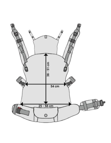 Mochila ergonómica evolutiva - Lenny Preschool - Tanzanite