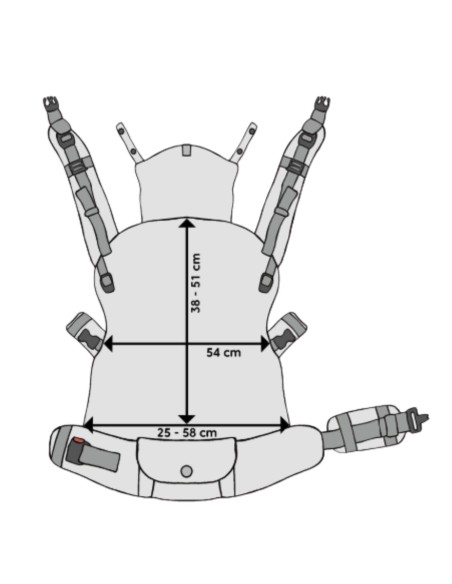 Mochila ergonómica evolutiva - Lenny Preschool - Tanzanite