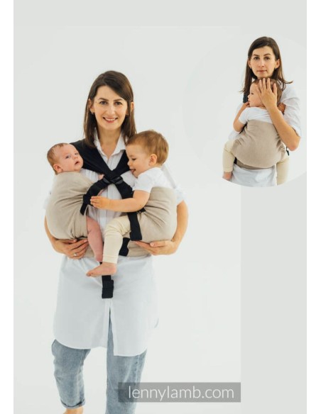 Mochila ergonómica / gemelar - Lenny Twin - Peanut Butter (1 unidadad/1 bebè)