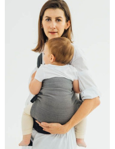 Mochila ergonómica / gemelar - Lenny Twin - Ombre Grey (2 unidades)