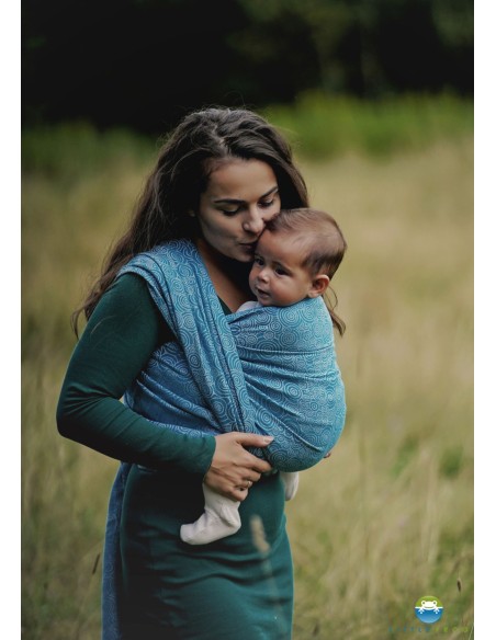 Fular tejido - Little Frog - Bubbles