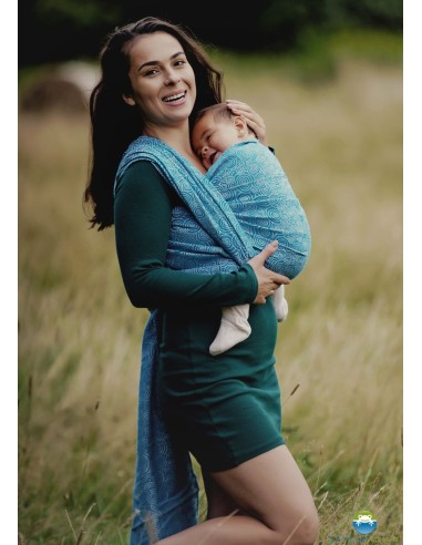 Fular tejido - Little Frog - Bubbles