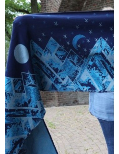 Fular tejido - Yaro - Everest Trio Silver Blue - tencel