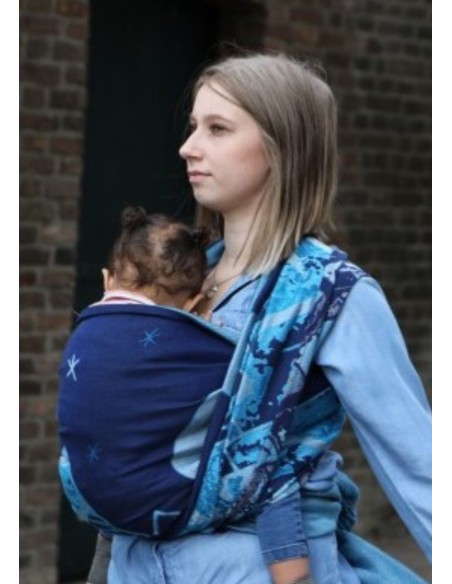 Fular tejido - Yaro - Everest Trio Silver Blue - tencel