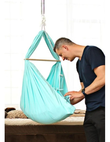 Cuna colgante ergonómica - menta