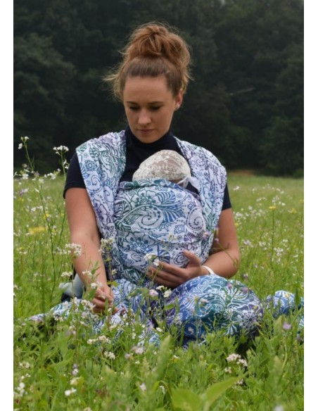 Fular tejido - Yaro - Ava Trinity Peacock Rainbow - tencel