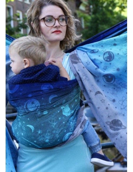 Bandolera - Yaro - Cosmos Aqua Grad Black
