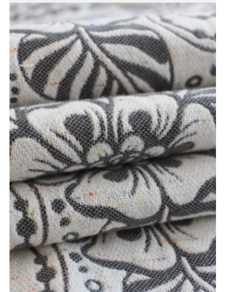 Fular tejido - Yaro - Ava Contra Grey Confetti