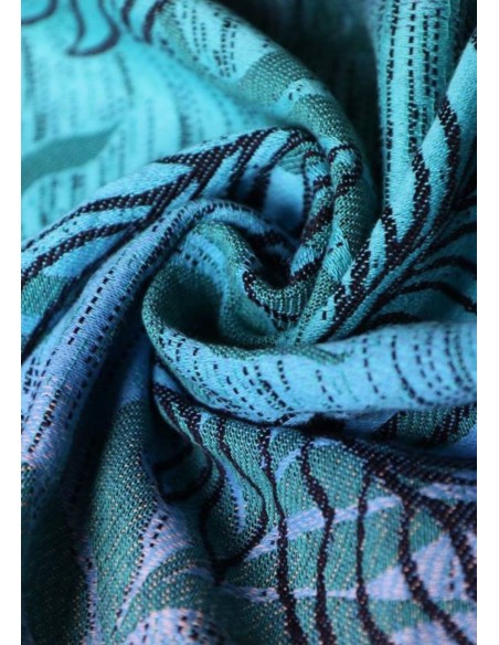 Bandolera - Yaro - Oasis Duo Aqua Grad Emerald Navy Wool