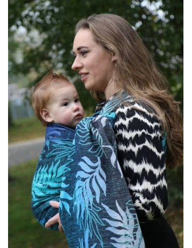 Bandolera - Yaro - Oasis Duo Aqua Grad Emerald Navy Wool