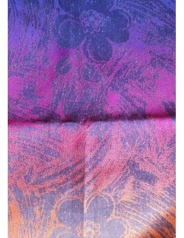 Fular tejido - Yaro - Chloe Duo Havana Grad Orange Navy Confetti