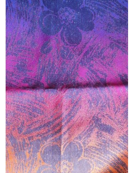 Fular tejido - Yaro - Chloe Duo Havana Grad Orange Navy Confetti