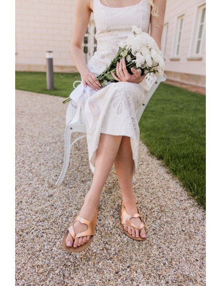 Sandalias Barefoot - SHAPEN - MAI 2.0 - Rose Gold