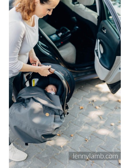 Cobertor de porteo - Softshell - Gris