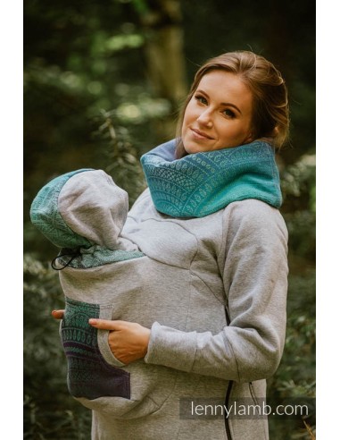 Poleron de porteo unisex - Lenny Lamb- Gris