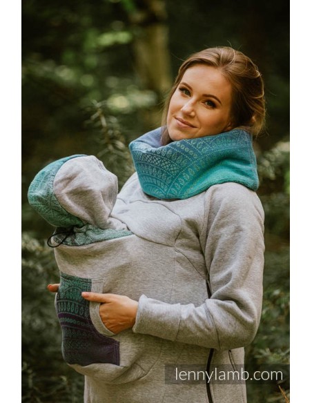 Poleron de porteo unisex - Lenny Lamb- Gris