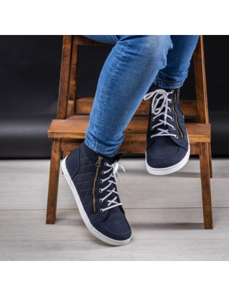 Zapatos barefoot - peerko - rex- azul