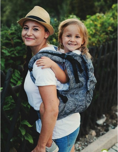 Mochila ergonómica evolutiva -Little Frog Toddler XL- Squirrels