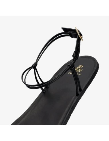 Sandalias barefoot - Groundies - Cadiz - Black