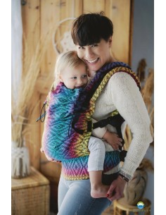 Mochila ergonómica evolutiva -Little Frog prime-Prismatic Ethno
