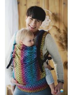 Mochila ergonómica evolutiva -Little Frog prime-Prismatic Ethno 2