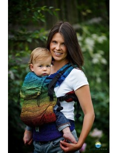 Mochila ergonómica evolutiva -Little Frog prime-Rainbow Harmony