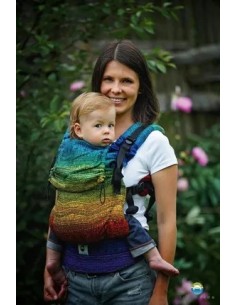 Mochila ergonómica evolutiva -Little Frog prime-Rainbow Harmony 2
