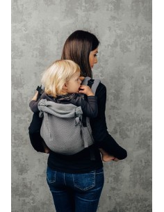 Onbuhimo - Lenny Lamb - Little Herringbone Ombre grey